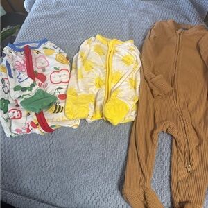 Little Sleepies Kids One Pieces - Multicolor, Yellow, Red